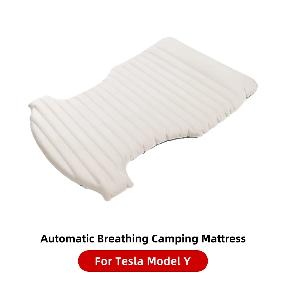 Self Inflating Car Mattress for Tesla Model Y Juniper 2021 2026 Inflatable Travel Camping Bed