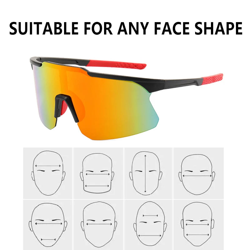 Riding Cycling Sunglasses Outdoor Glasses Goggles Bicycle Mountain Bike Glasses Men's Women Sport Eyewear