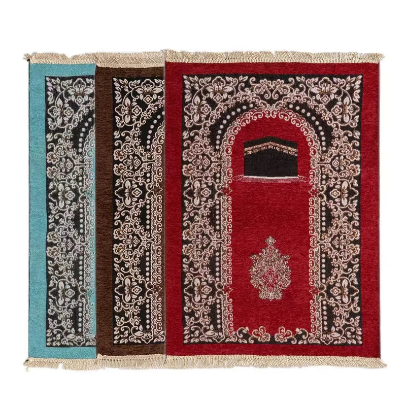 Muslim Prayer Mat Portable Islamic Janamaz for Travel Daily Salah Compact Foldable  Muslim Prayer Rug for Men Women