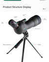 Telescopes Maifeng 20-60x70 Monocular ED Waterproof Straight Dual Focuing Spotting Scope for Bird Watching With Tripod BAK4