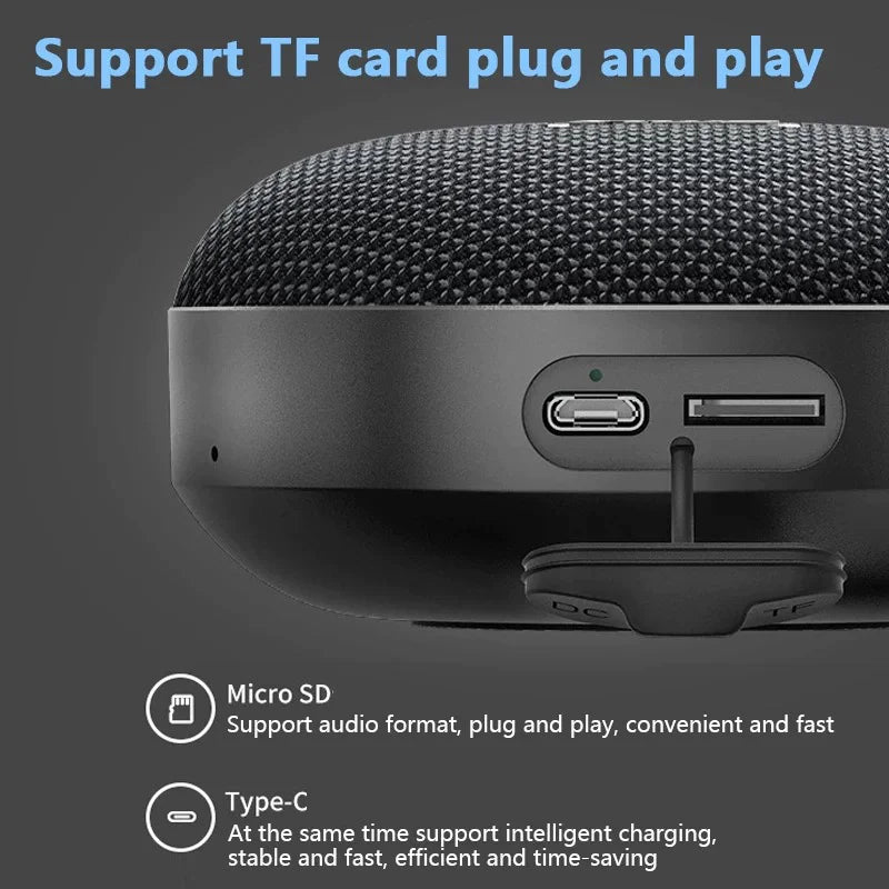 Bicycle Speed Display Speaker PLUS Portable Waterproof Long Battery Life 8W Mini Cycling Wireless Bluetooth Speaker