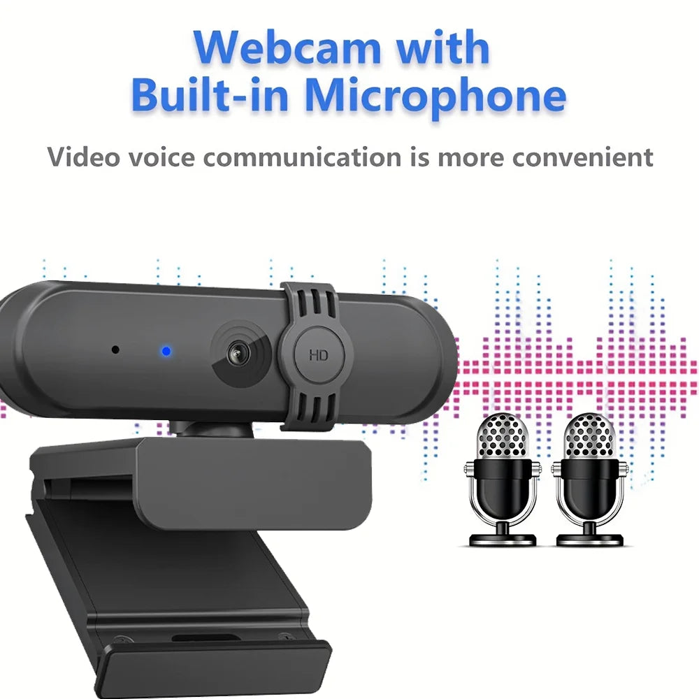 Webcam 1080P Web Camera Mini Usb Web Cam for Pc for Live Streaming  Conference Video Call for Laptop Pc Computer with Microphone