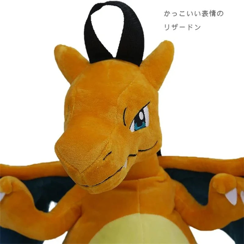 Kawaii Pokemon Plush Backpack Soft Cartoon Shoulder Bag