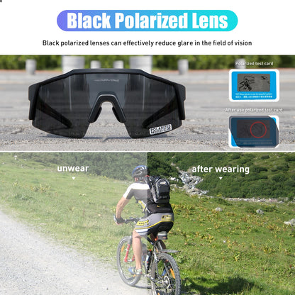 Polarized Cycling Sunglasses Outdoor Bicycle Glasses Men MTB Cycling Glasses Women Road Bike Glasses UV400 Bicycle Sunglasses