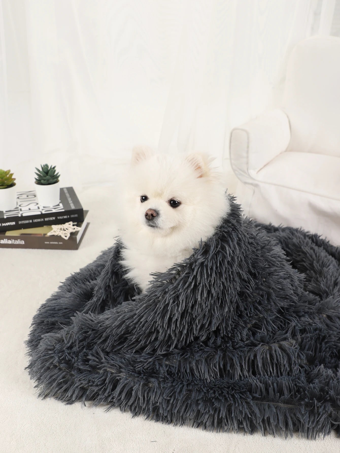 Washable Plush Pet Blanket Bed Mat for Dogs and Cats