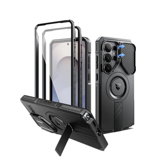 For Samsung Galaxy S26 Ultra Shockproof Case6.9" with Camera Cover Adjustable Kickstand Screen Protector Compatible with MagSafe