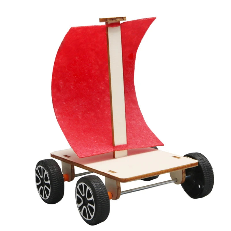 3D Wooden Puzzle DIY Physical Model Science Experiment Educational Toy Password Box Grain Fan Assembly Model DIY Decoration Gift