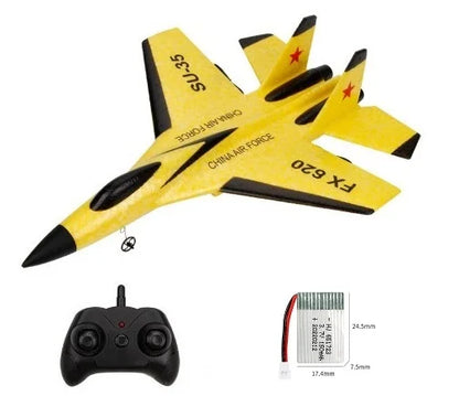 2.4G Radio Control Glider RC Foam Aircraft SU35 FX622 Plane Remote Control Fighter Plane Glider Airplane Boys Toys for Children