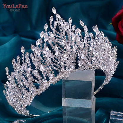 Bridal Crown Handmade Crystal Wedding Tiara Bride Hair Accessories