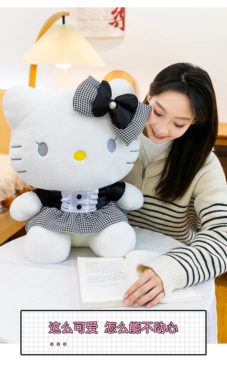 Black Cat Character Plush Stuffed Doll Pillow Toy