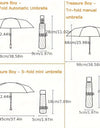 An outdoor travel umbrella with dog prints, mini sun umbrella, sun protection and UV protection