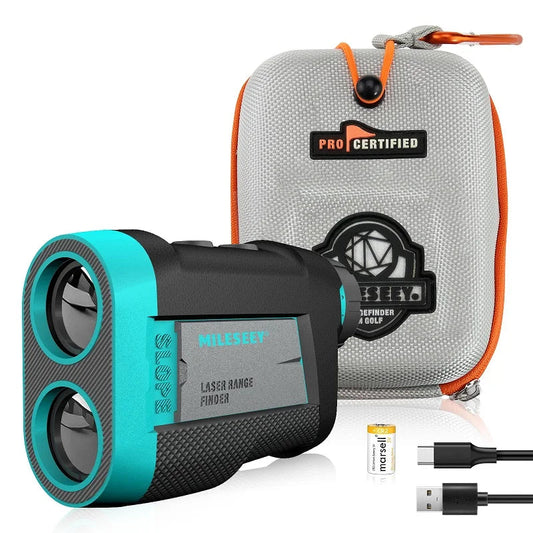 PF260 Golf Laser Rangefinder 600M Rechargeable Distance Meter with Slope Vibration & Magnetic Strip