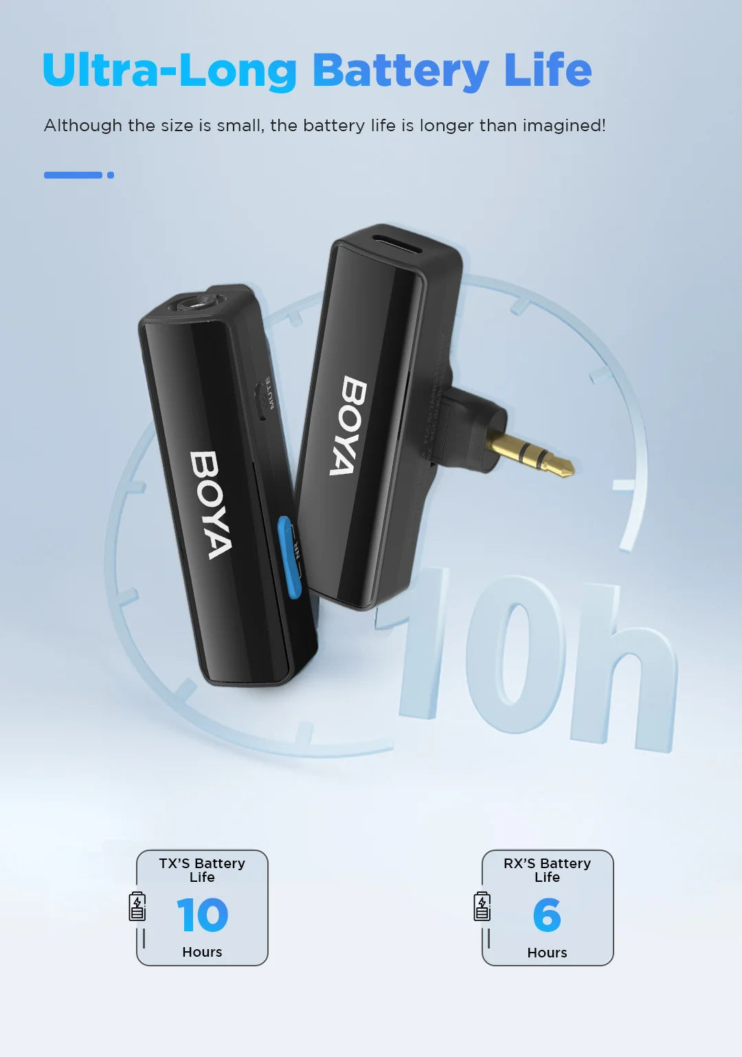 A Wireless Lavalier Microphone for iPhone 15/16 Series OPPO Samsung Xiaomi Go Pro SONY DSLR Cameras Vlog Recording