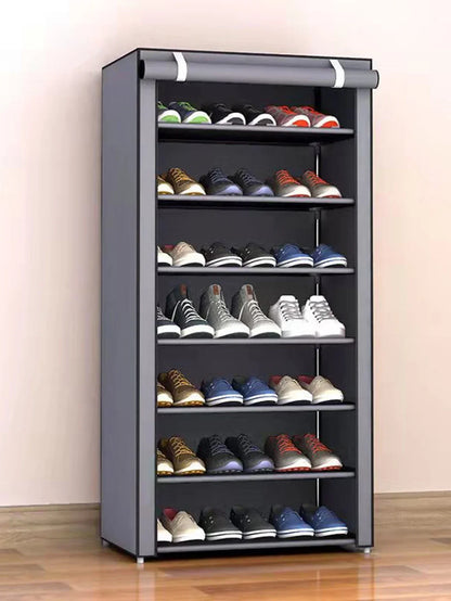 Dustproof Shoe Rack Multilayer Shoe Cabinet Organizer Nonwoven Home Furniture Space-saving Cabinets Shoe Shelf Hallway Entryway