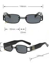 Sunglasses Fashion Rectangle Mens Womens Steampunk Sunglasses UV400 Outdoor Riding Fishing Party Glasses