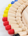 Wooden Memory Match Stick Chess Game Fun Color Board Game Educational Color Cognitive Ability Toys For Children Kids Gift