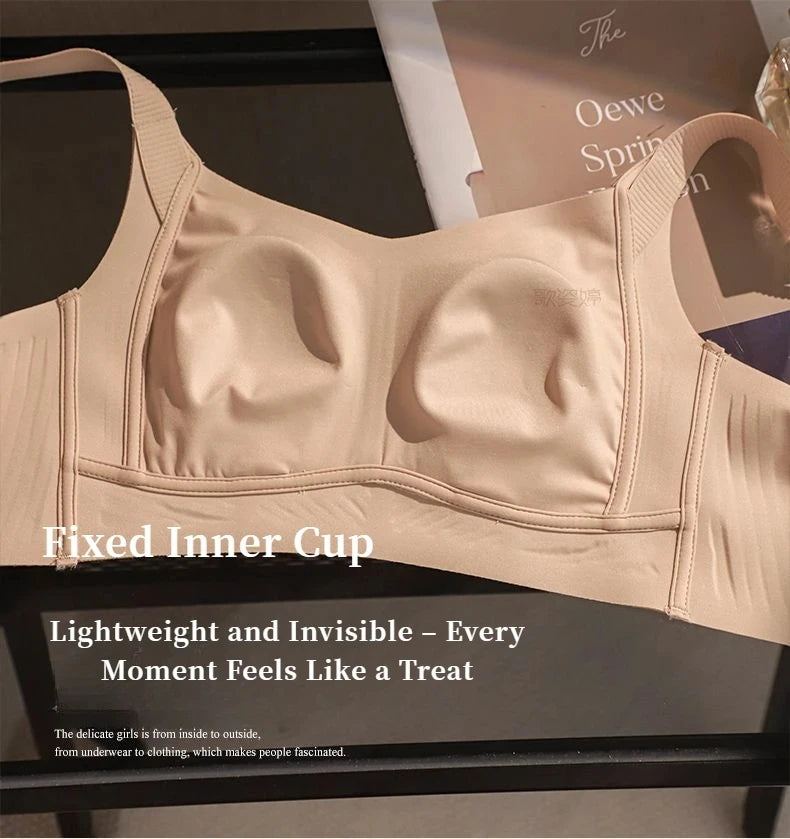 Womens Full Coverage Seamless Wireless Minimizer Bra