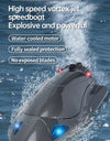 Rc Boat High Speed Racing Ship 25Km/h Waterproof Rechargeable Model Electric Radio Remote Control Speedboat Toys for Boys Gift
