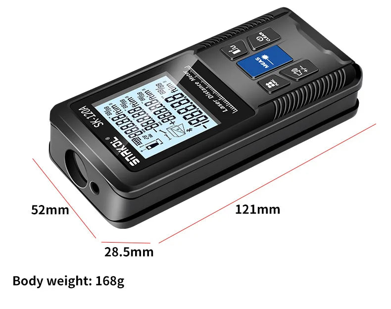 Laser Distance Meter 40m 50m 70m 100m 120m Rangefinder Digital Range Finder Trena Roulette Ruler Distance Measuring Tape