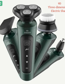 Xiaomi Electric Shavers Men Waterproof Wet Dry Use Electric Trimmer Razor Rechargeable Battery Rotary Shavers Machine Shaving