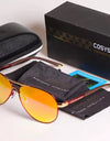 Pilot Polarized Sunglasses Men Polarized Safety Driving Sun Glasses