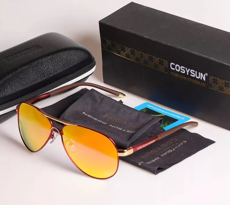 Pilot Polarized Sunglasses Men Polarized Safety Driving Sun Glasses