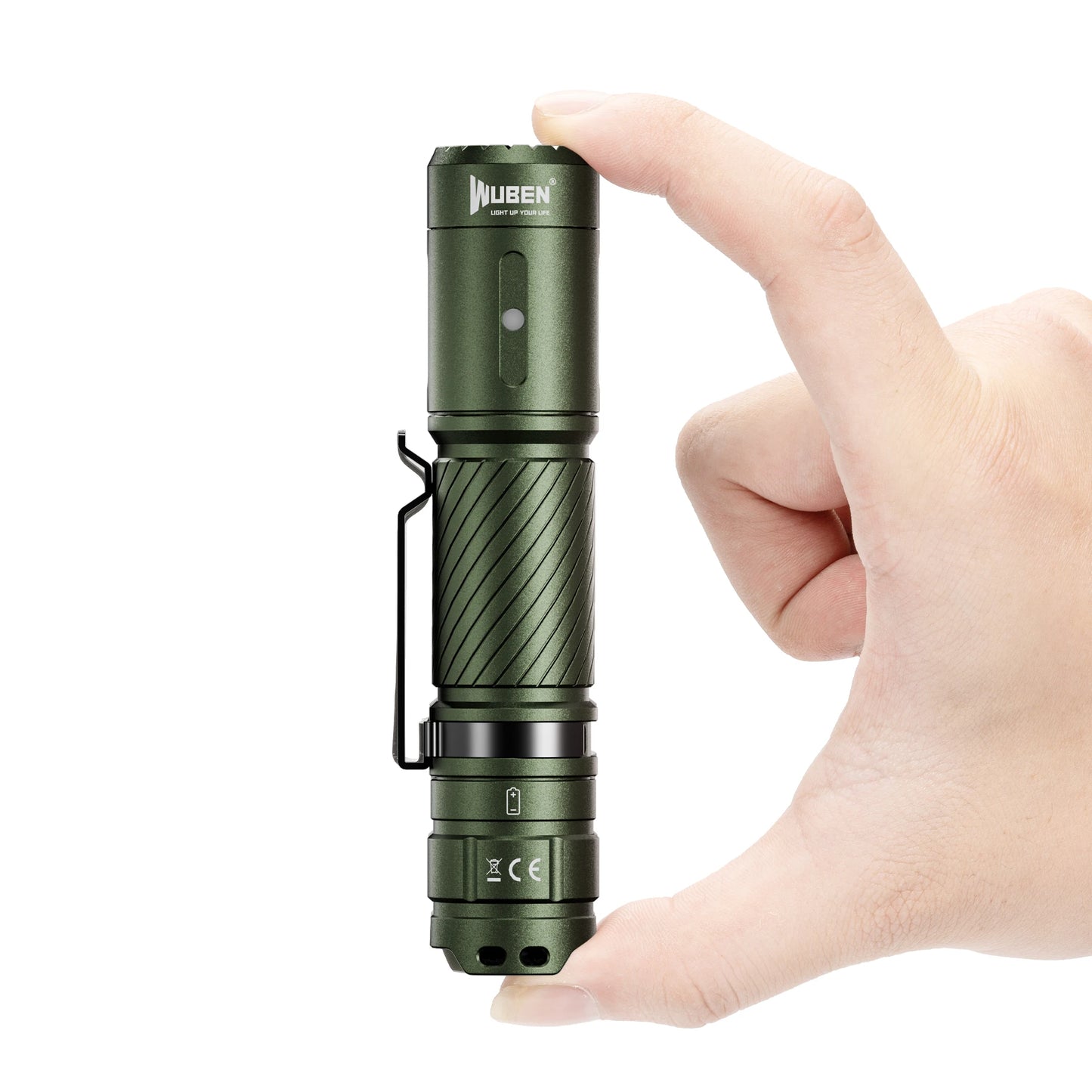 1200 Lumen Rechargeable Tactical LED Flashlight With USB Type C Charging