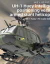 Uh-1 Huey Simulation 3d Six Way Aileron Free Reverse Flying Stunt Helicopter Electric Remote-Controlled Aircraft Model Toy