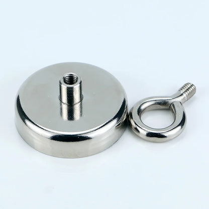 Strong Magnet Hook Sheep Eye Magnet Hook Closed Magnet Hook Neodymium Magnet Hook Salvage Searcher Magnet Rotatable Sucker Hook