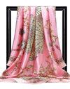 Scarves For Women Print Silk Satin Head Scarf Female Luxury Brand Square Shawl Large Hijab Scarfs