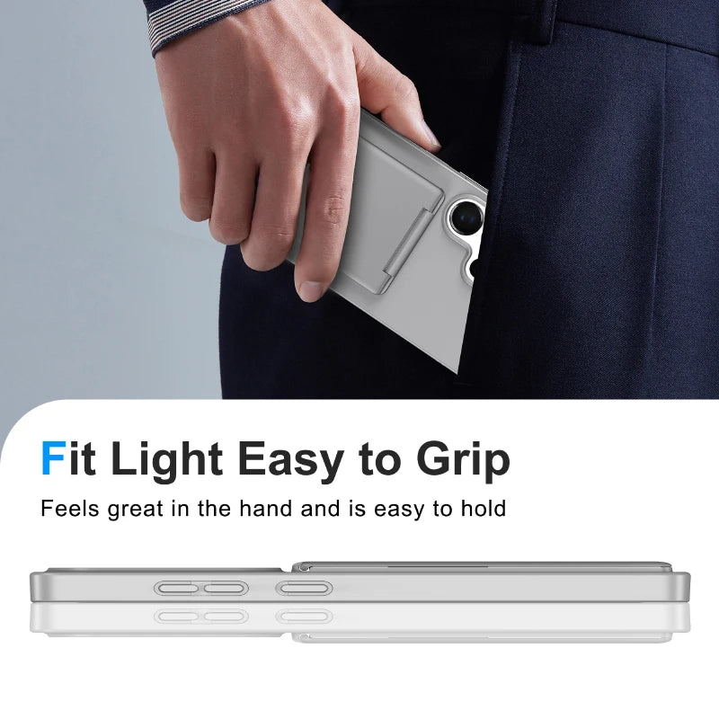 Luxury Solid Color Matte Wallet Card Slot Bracket Phone Case For Samsung S25 Ultra Edge S23 S24 Ultra Plus Bumper Back Cover