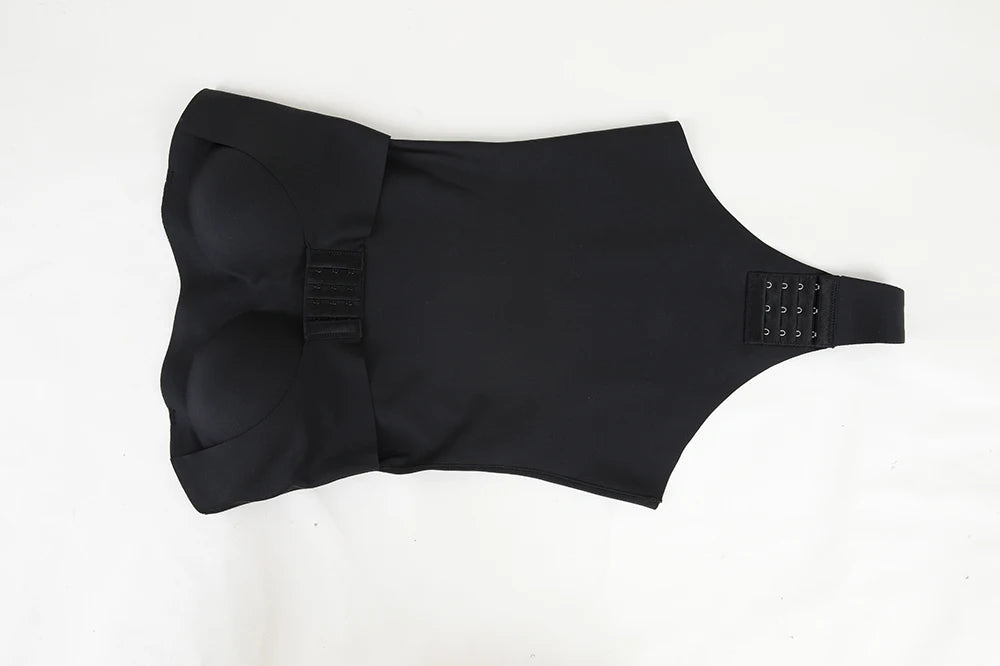 Strapless Thong Bodysuit for Women – Plus Size Tummy Control Shapewear