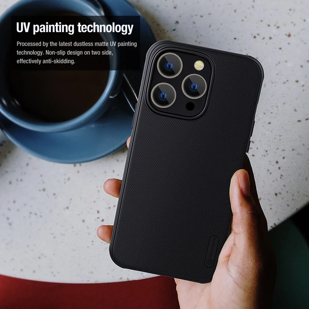 PC + TPU Shield Pro Magnetic Phone Case For iPhone 15 Pro Max 15 Plus 15 Pro Case Ultra Thin Anti Fingerprint Back Cover