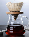 300/500/700ml Glass Coffee Pot With Filter Drip Brewing Hot Brewer Cloud Shaped Kettle Coffee Brewer Utensils Clear Teapot