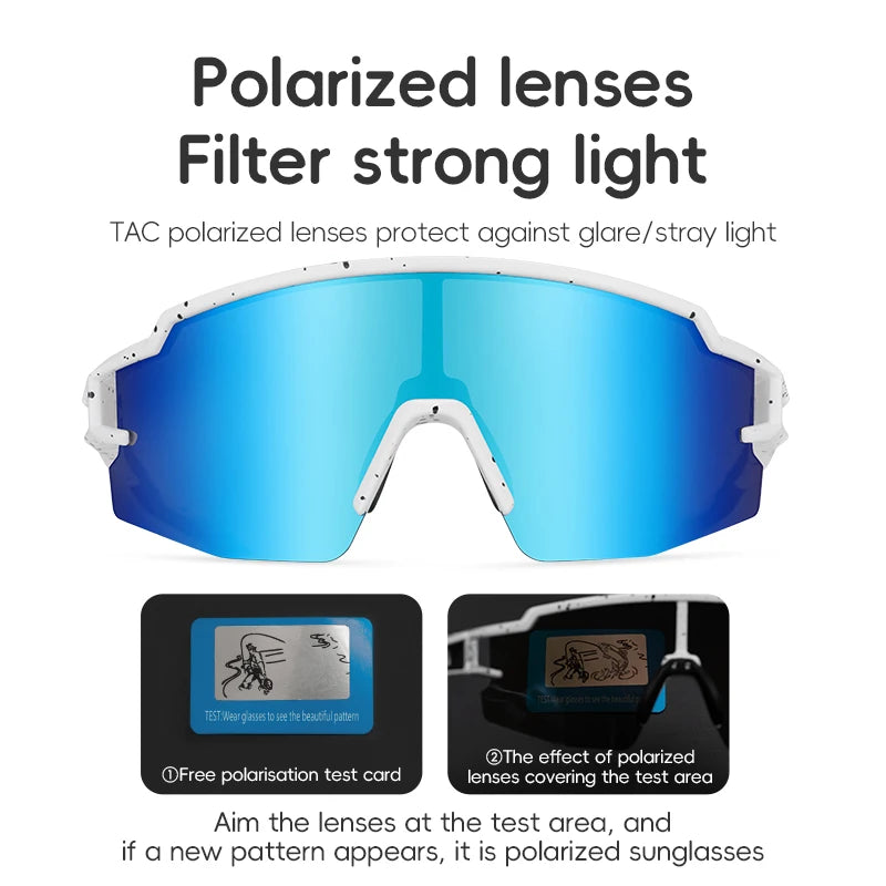 Bike Glasses Polarized UV400 Sun Protection Bicycle Goggles Boys Girls Sports Running MTB Road Sunglasses