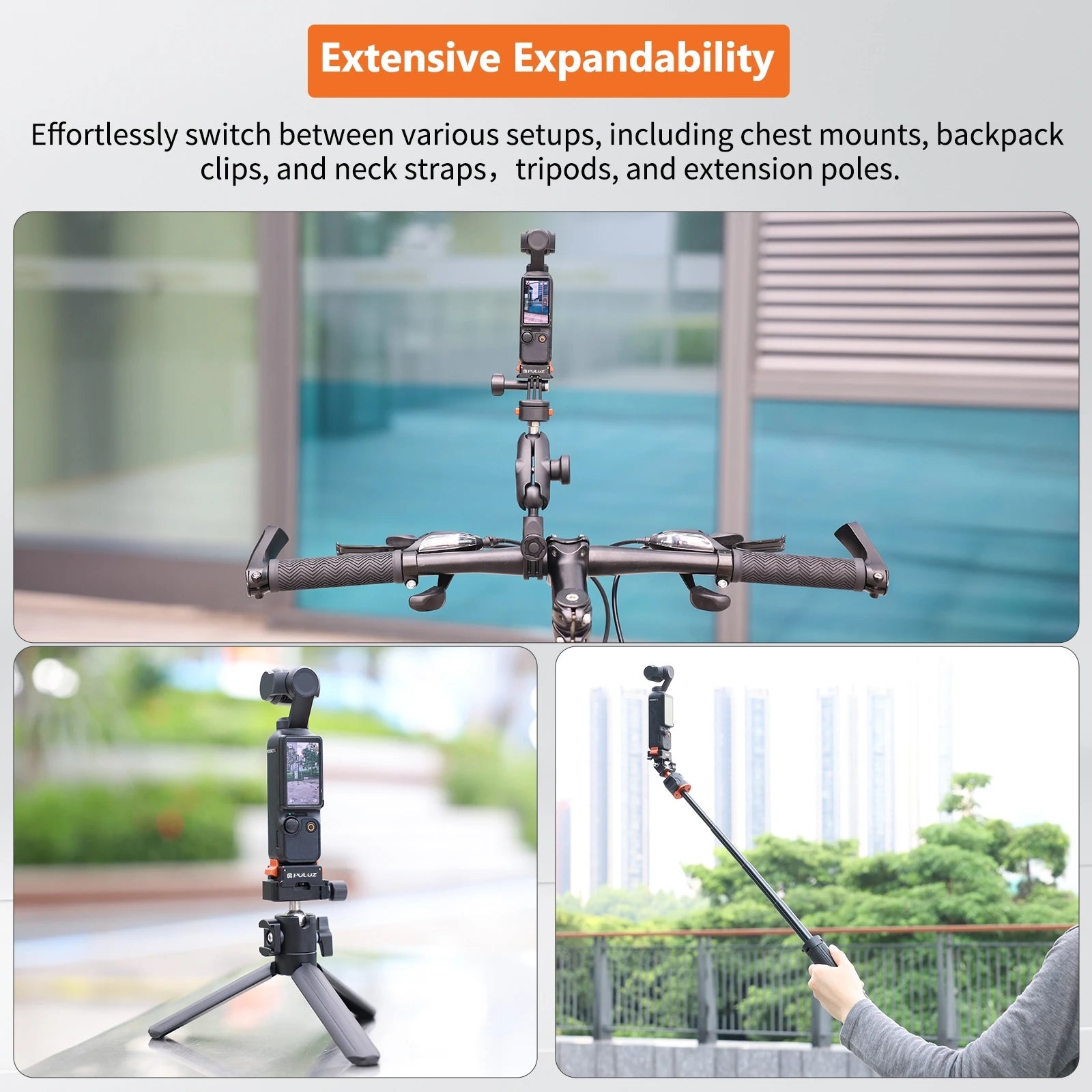 for DJI Osmo Pocket 3 Quick Release Mount Adapter for DJI Osmo Pocket 3 Sport Action Camera Accessories