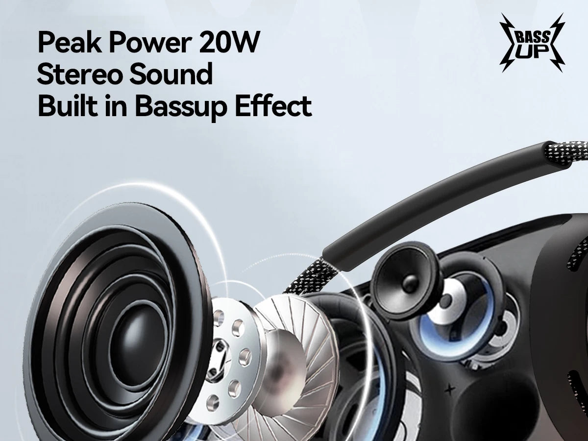 Puremic Portable Bluetooth Speaker with HD Sound, IPX6 Waterproof, Up to 18H Playtime, Karaoke Machine for Home/Party/Outdoor