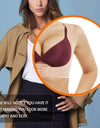 Push Up Bra Support Women Chest Brace Up Posture Corrector Shapewear Top Cropped Vest Back Compression Surgical Slimmer Band 3XL
