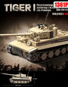 Tiger I Heavy Tank WW2 Military Tanks Army Weapons Soldiers Bricks s Building Blocks KV-2 Panther Toys  Gift 100233