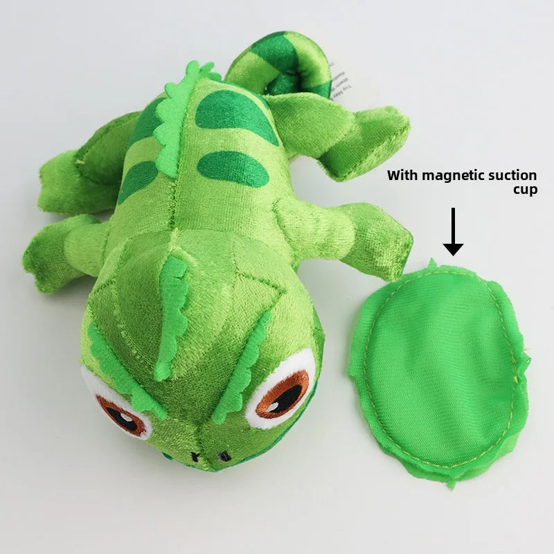 Disney Pascal Rapunzel Chameleon Plush Dolls 15cm Stuffed Animals Pascal Rapunzel Shoulder Plush Toys  Gifts