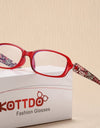 Reading Glasses Women Full Frame Printed Retro Anti Blue Light Presbyopia Hyperopia Read Eyewear +1.0 +2.0 +3.0 +4.0