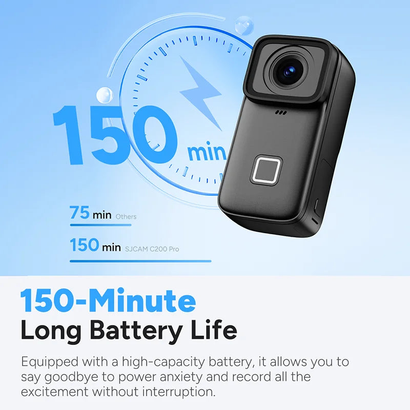 4K Waterproof Action Camera with HDR 6 Axis Stabilization and WiFi Connectivity