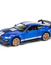 Scale 1:32 Mustang Shelby GT500 F-150 Toy Car Model Alloy Diecast Sound Light Pull Back Vehicle Models Birthday Gifts