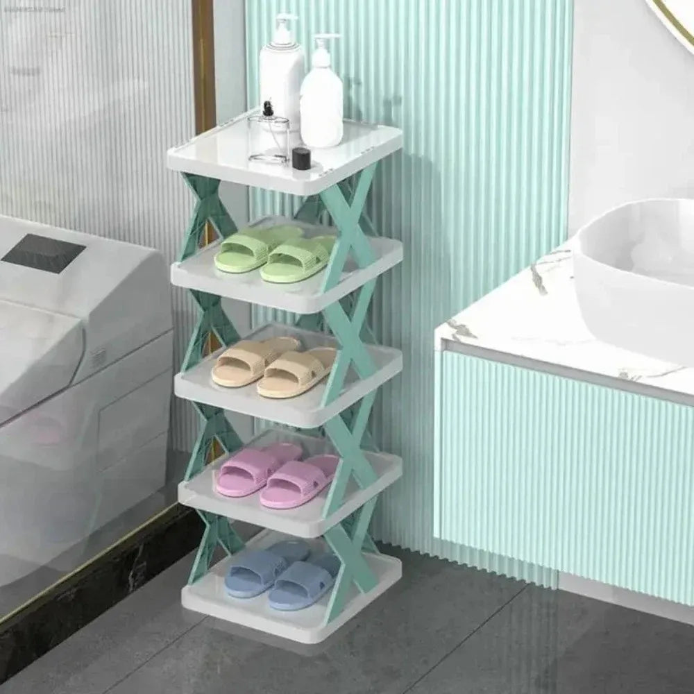 Shoe Storage Shelf Shoe Rack Organizer Organizers Racks Indoor Storage Furniture Bedroom Multi-Layer Detachable Storage Cabinet