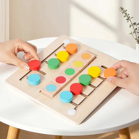 Wooden Colour Matching Battle Game