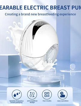 Wearable Electric Breast Pump Wireless Breast Pump Portable Low Noise Handsfree Breast Pump  Feeding Accessories