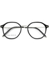 Ultra-light Fashion Flexible TR90 Eyewear Men Retro Round Decorative Optical Prescription Eyeglasses Frame