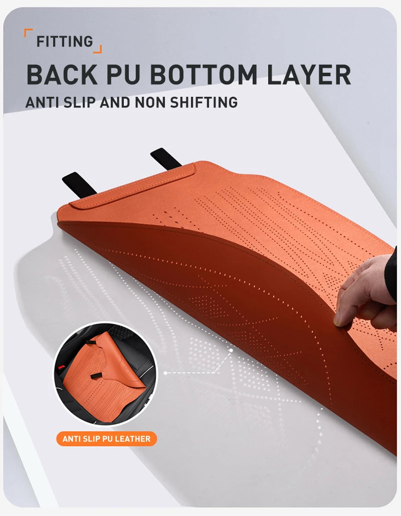 Universal Flip Fur Car Seat Cover Sweatproof Breathable Car Seat Cushion Thin Anti-slip Auto Seat Mat Pad Car Interior Accessory