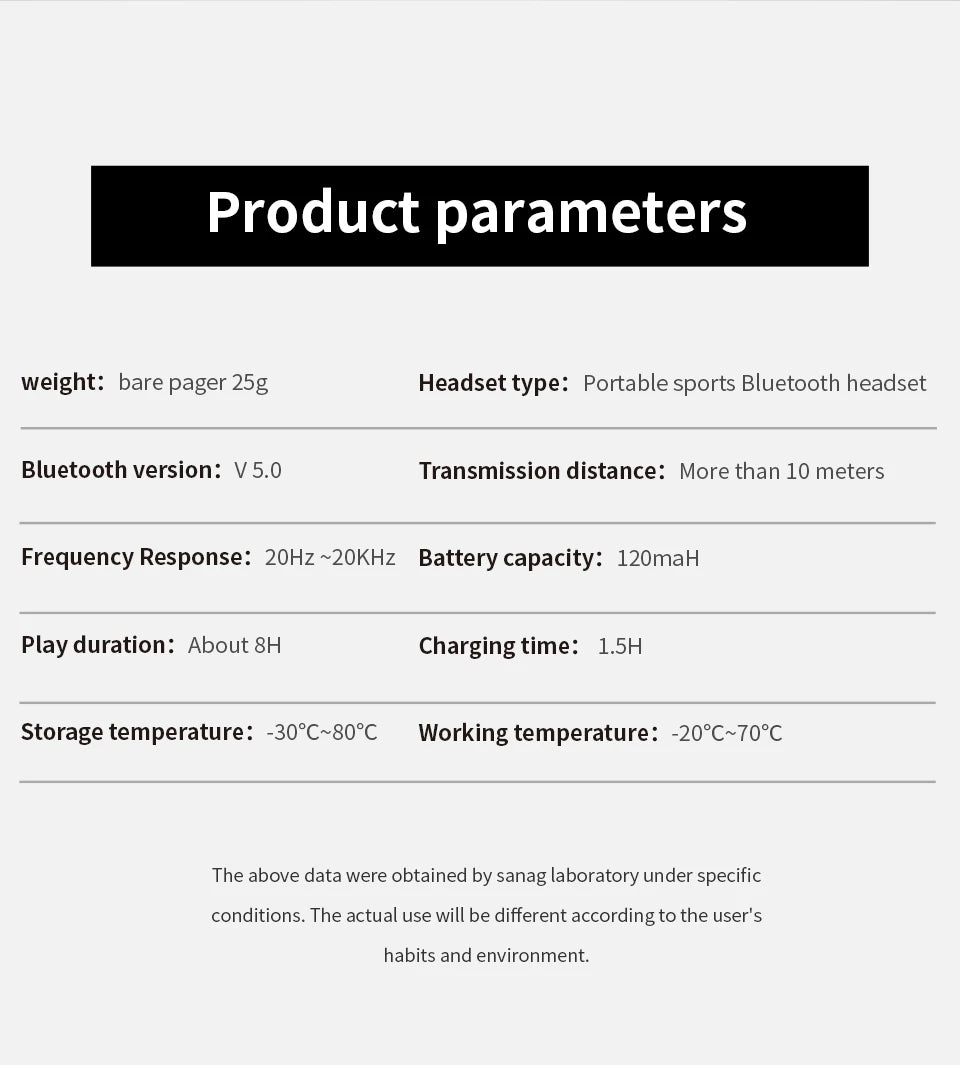 A5X True Bone Conduction Earphone Open Ear Bluetooth Wireless Sport Headphones Waterproof Headset 3D Stereo Sound