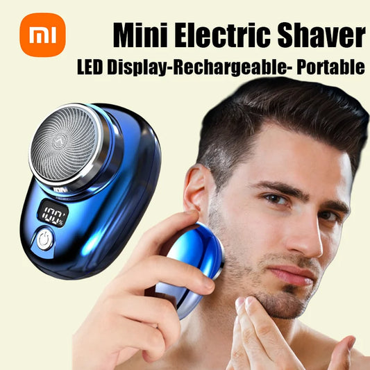 Xiaomi Men's Electric Shaver USB Charge Mini Pocket Travel Razor Comfortable Easy Travel Beard Body Hair Trimmer Pocket Razor